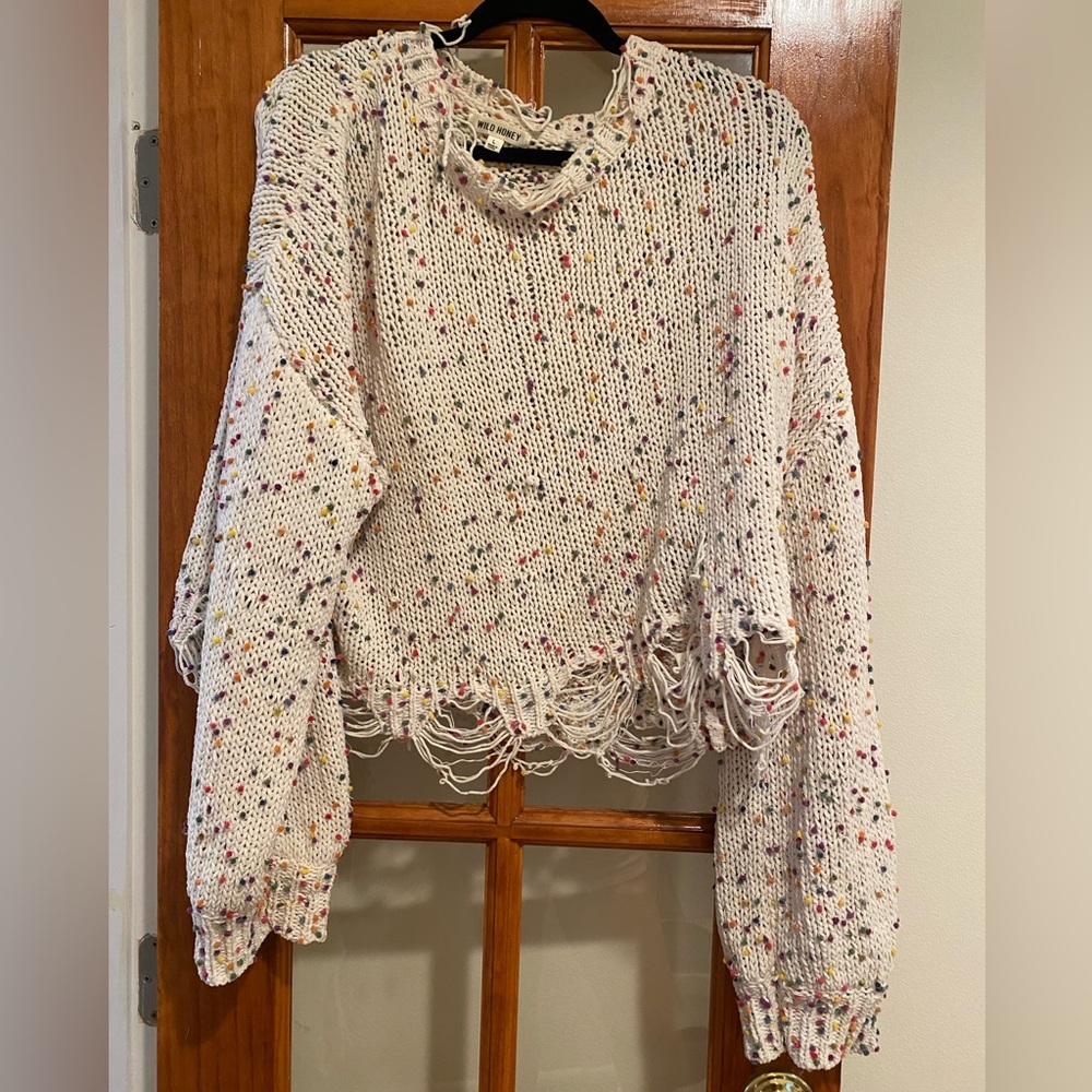 Chenille Confetti Sweater